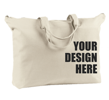 Load image into Gallery viewer, Custom Canvas Tote Bag